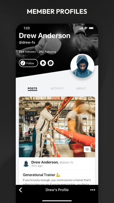 Screenshot 2 of Fighters Xchange App