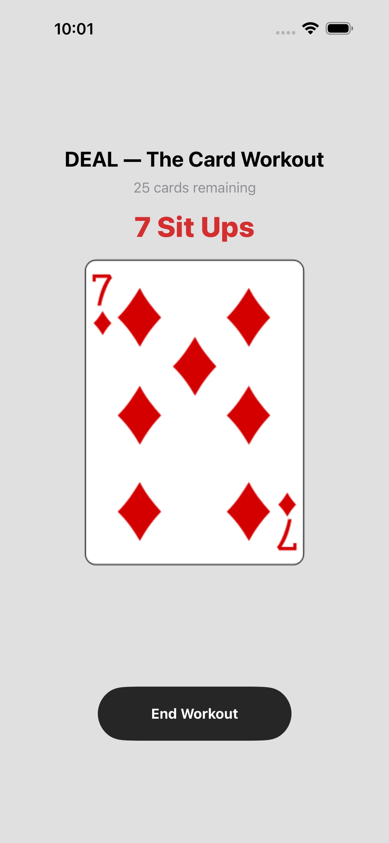 Screenshot 4 of DEAL — The Card Workout