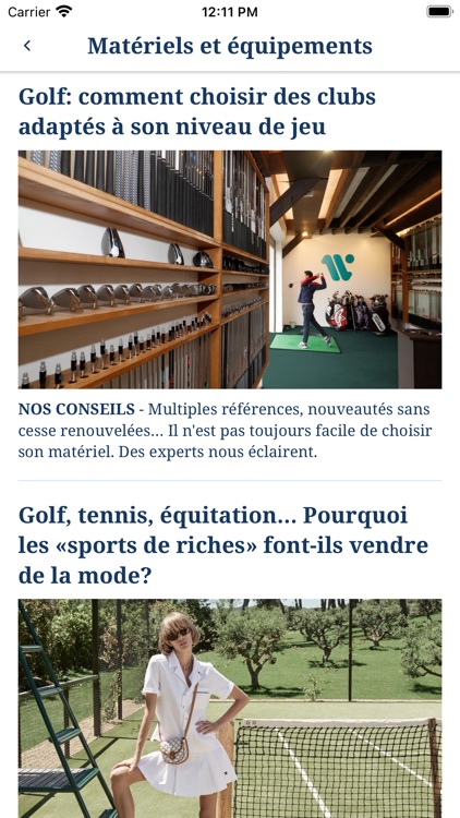Figaro Golf : Actualités Golf screenshot-3