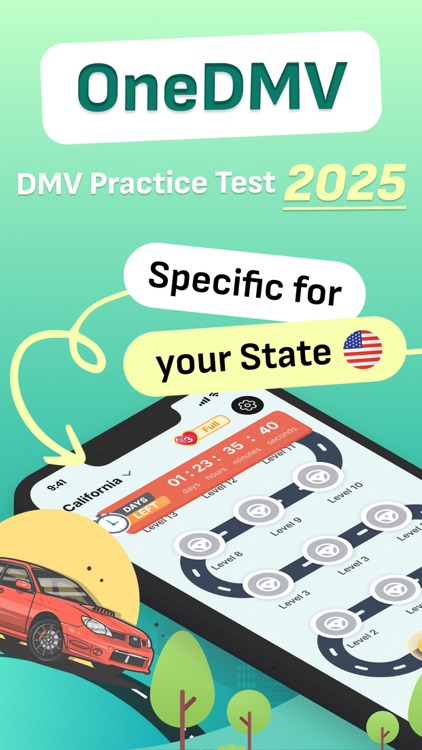 OneDMV: DMV Practice Test 2025