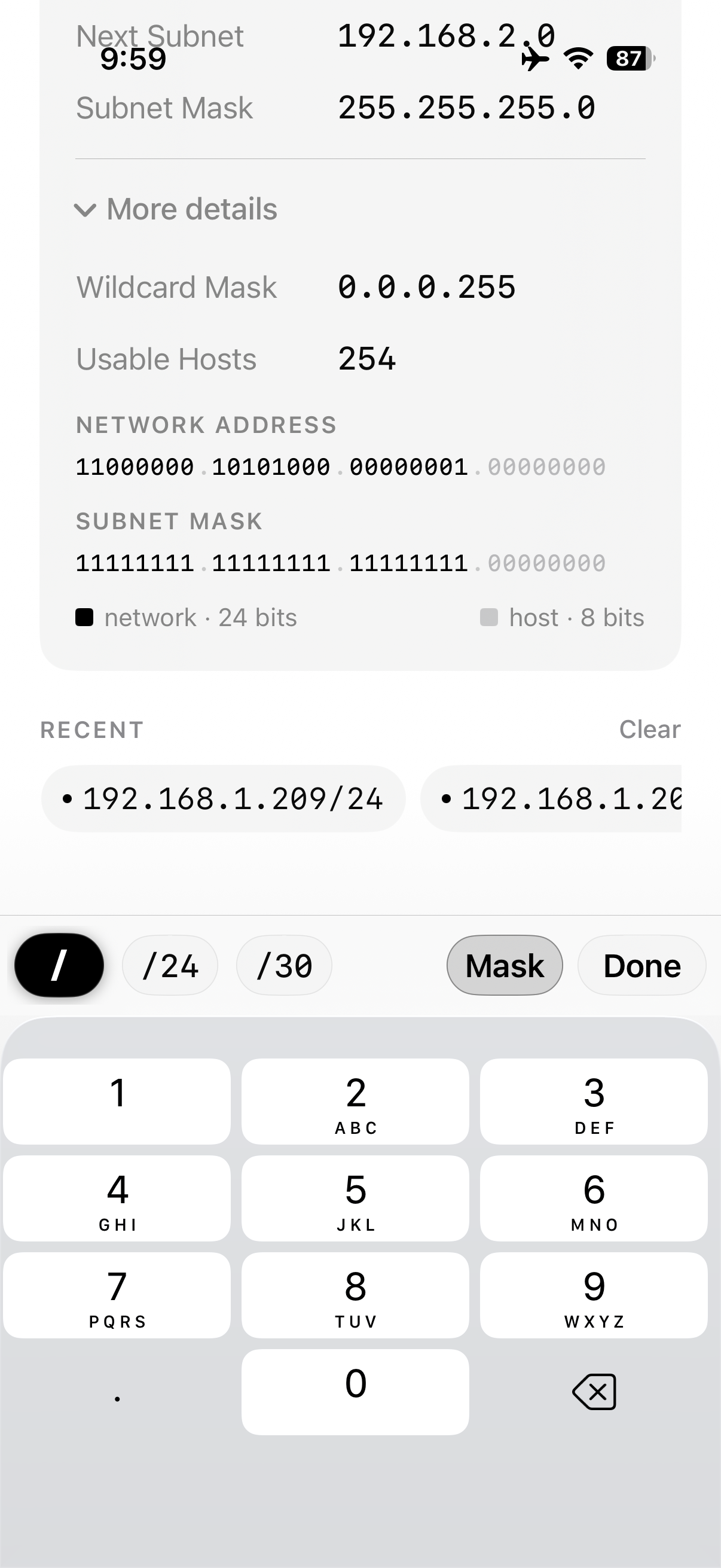 Slash - Subnet Calculator