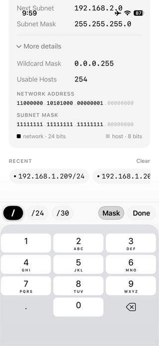 Slash - Subnet Calculator Screenshot 7 of 8