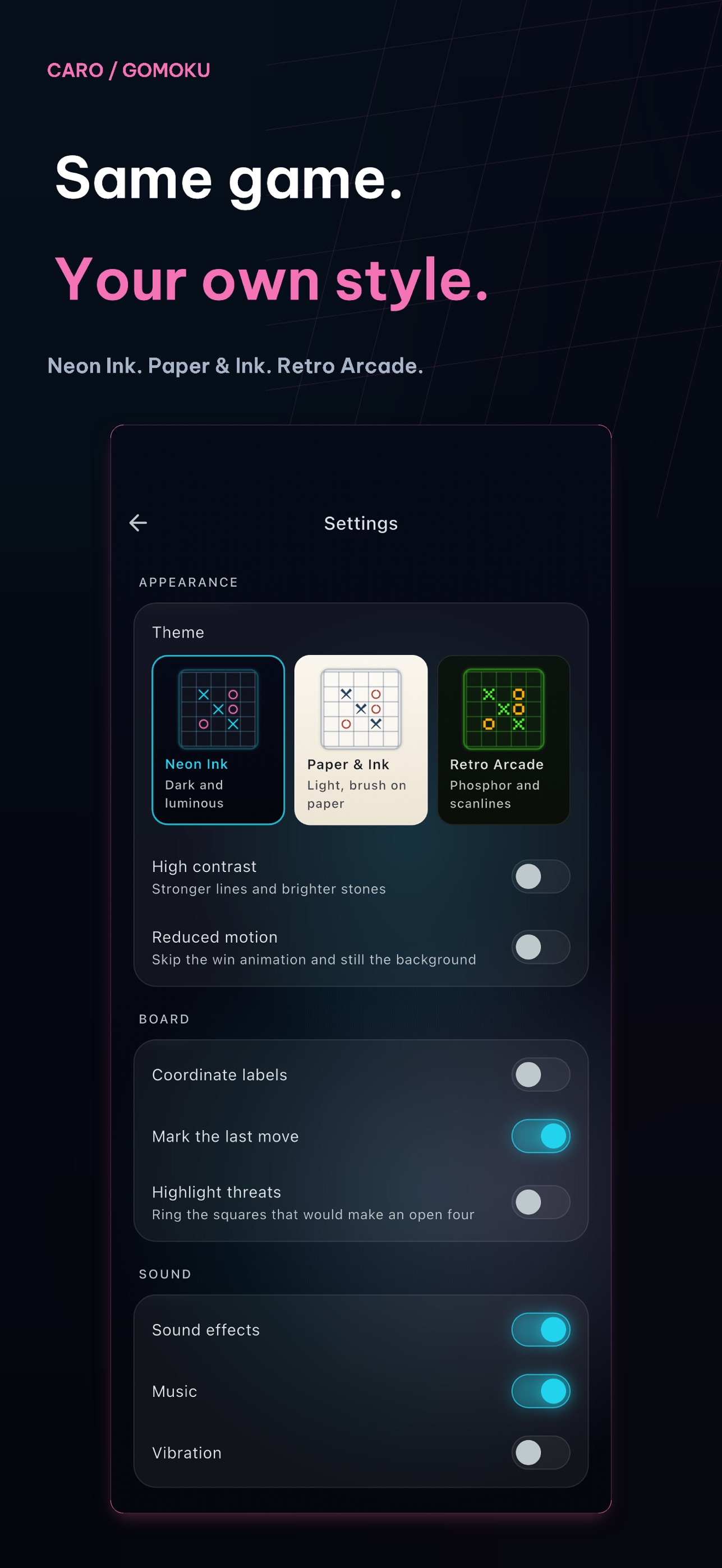 Screenshot 4 of Gomoku: Five in a Row Online