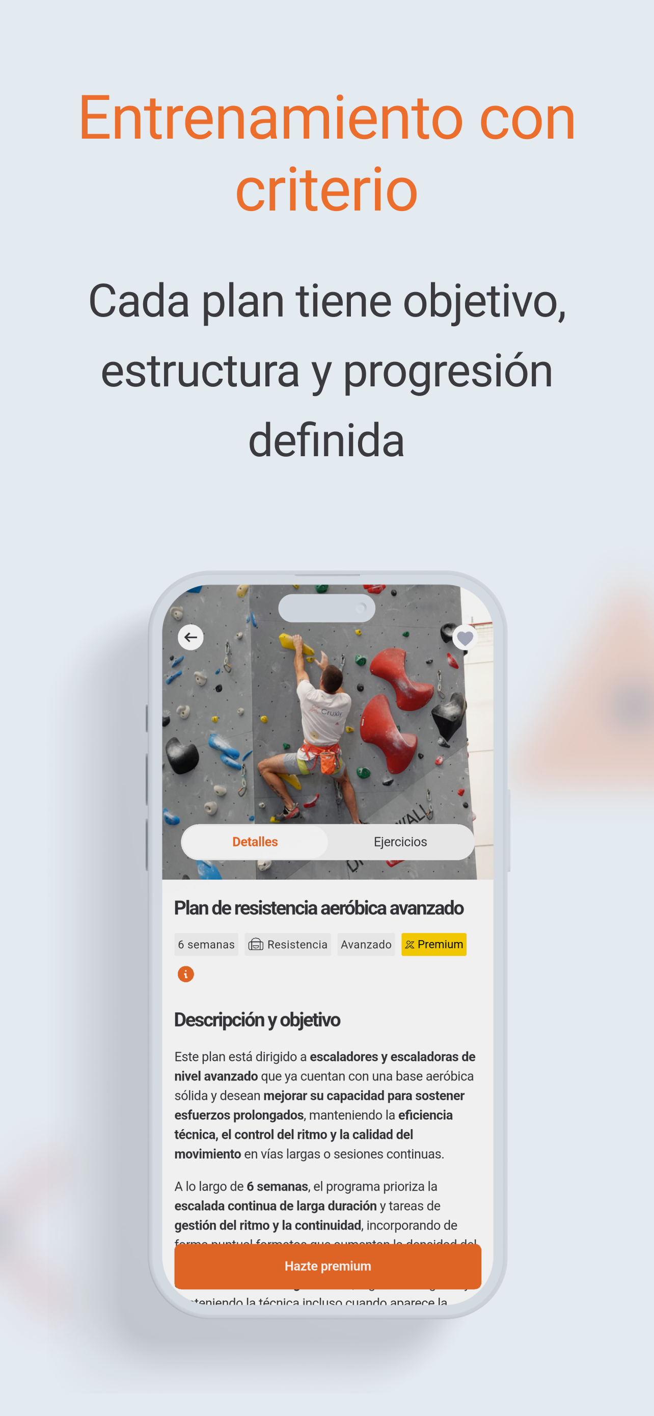 Cruxly: Entrena para escalar screenshot 5