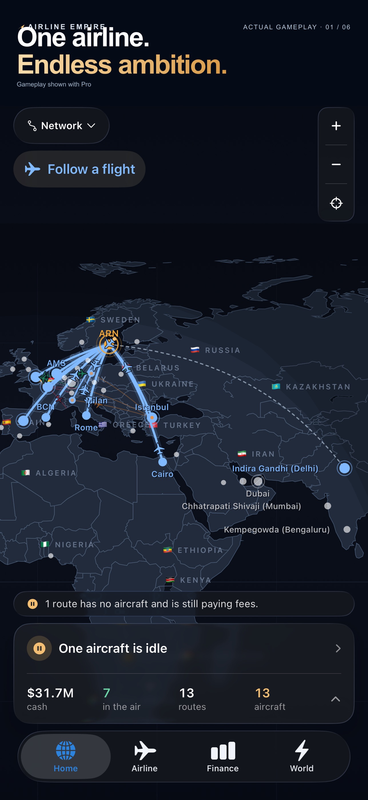 Screenshot 1 of Airline Empire: Flight Tycoon