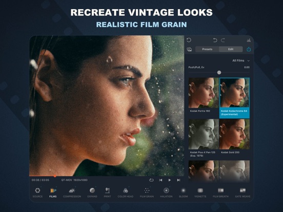 Dehancer Film Emulation iPad screenshot 4 - Photo & Video app