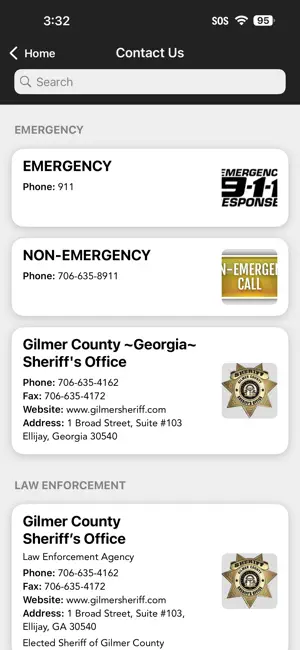 Gilmer County Sheriff GA screenshot 2