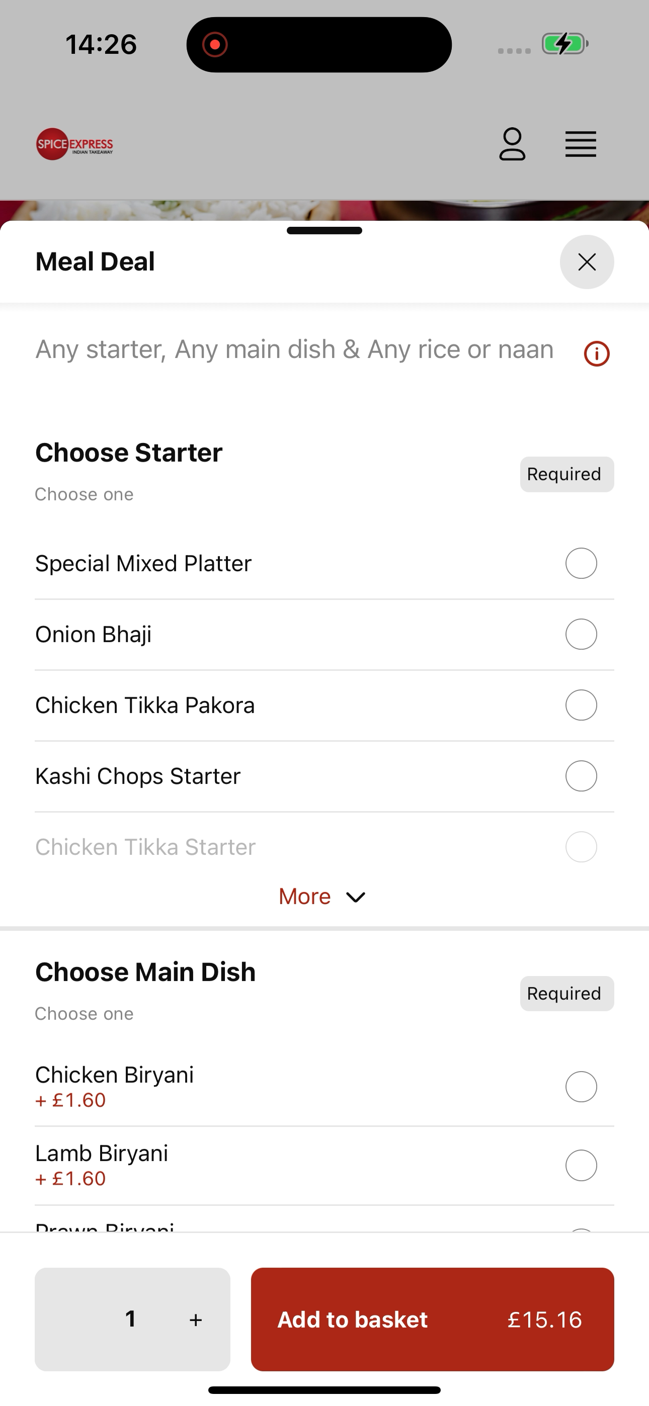 Spice Express Bristol screenshot 4