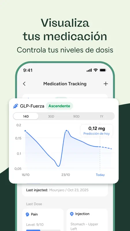 Glowise: Tracker GLP-1 &diario screenshot 5 of 10