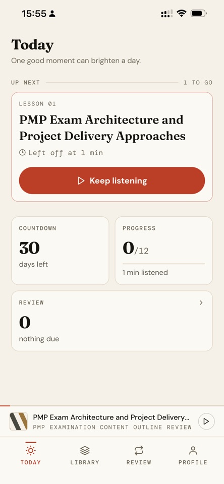 CramClip — Audio Exam Prep screenshot 4