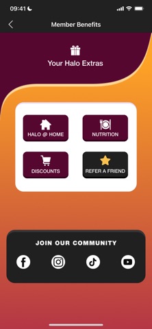 Halo Leisure screenshot