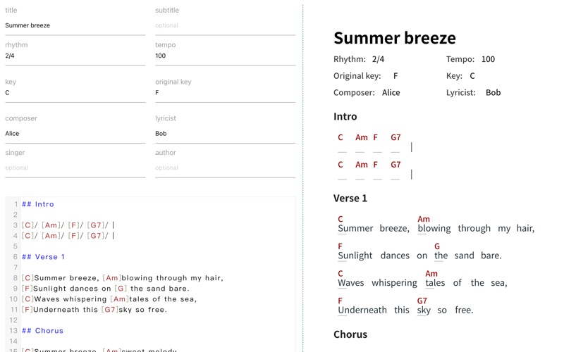 App screenshot