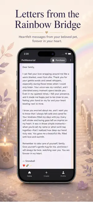 PetMemorial Tribute screenshot 1