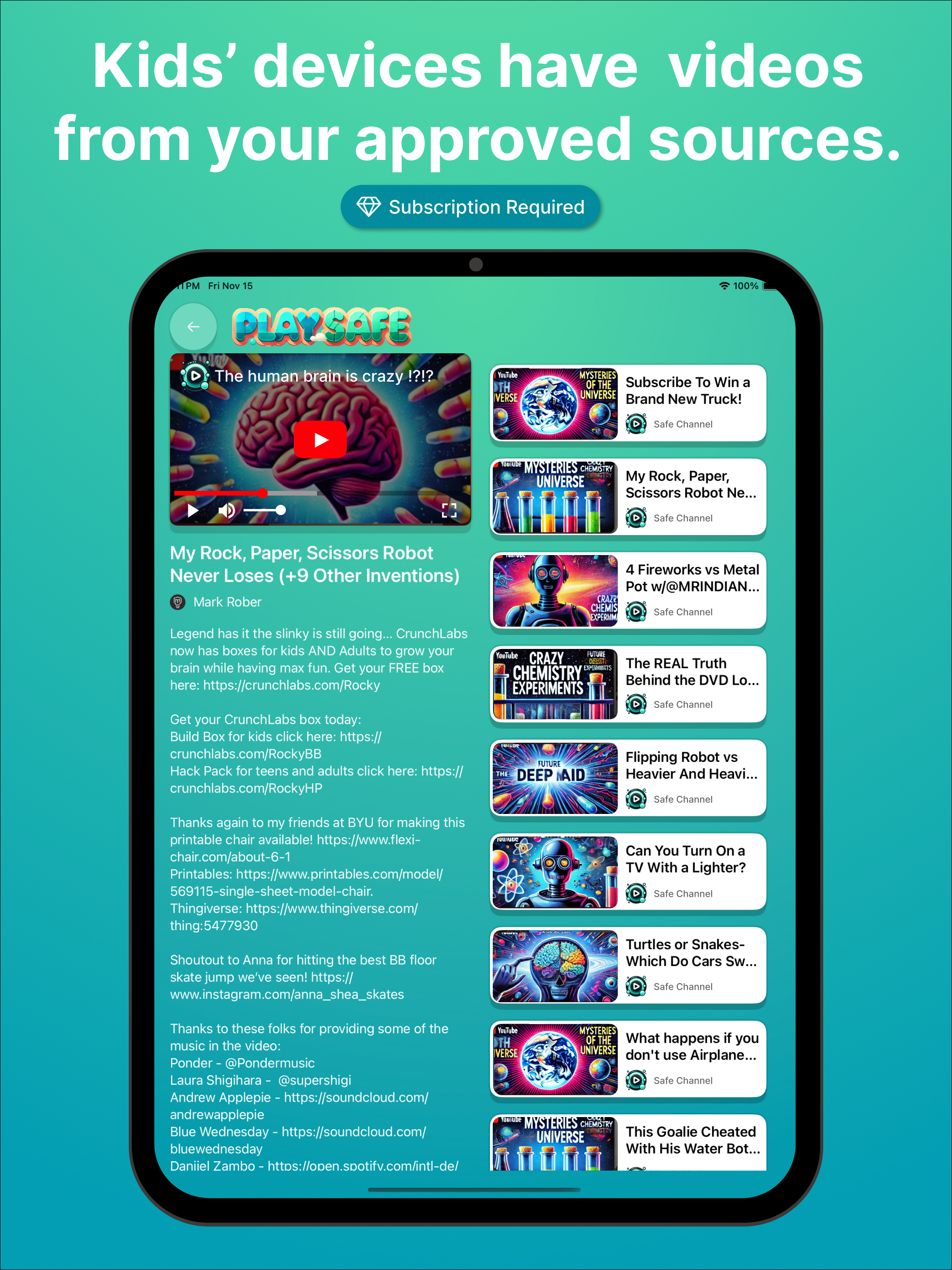PlaySafe Video