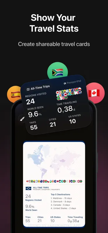 PassportPal - Travel Tracker screenshot 6 of 7