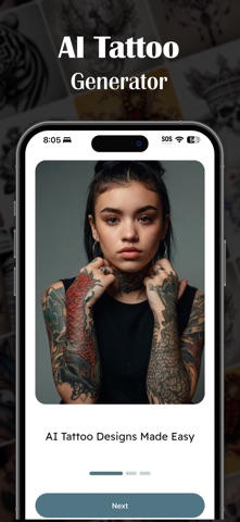 Tattoo Design App - TAT2 Crew screenshot