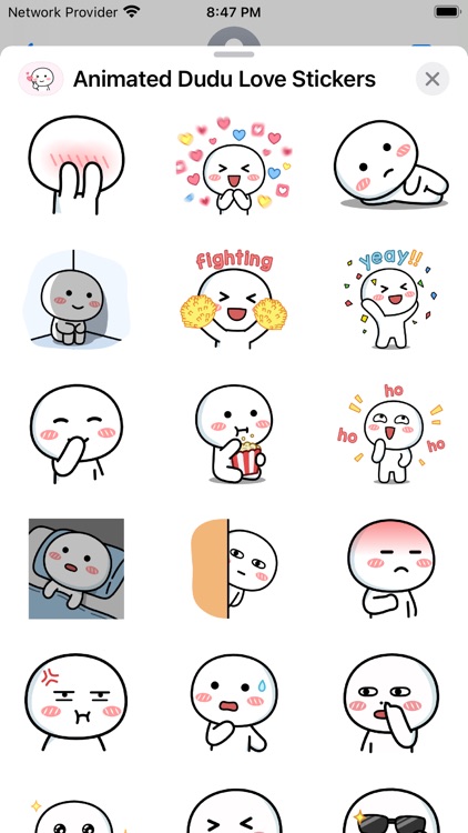 Animated Dudu Love Stickers screenshot-3