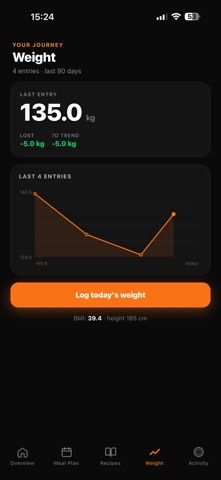 Back in Shape: Meal Plans Screenshot 5 of 6