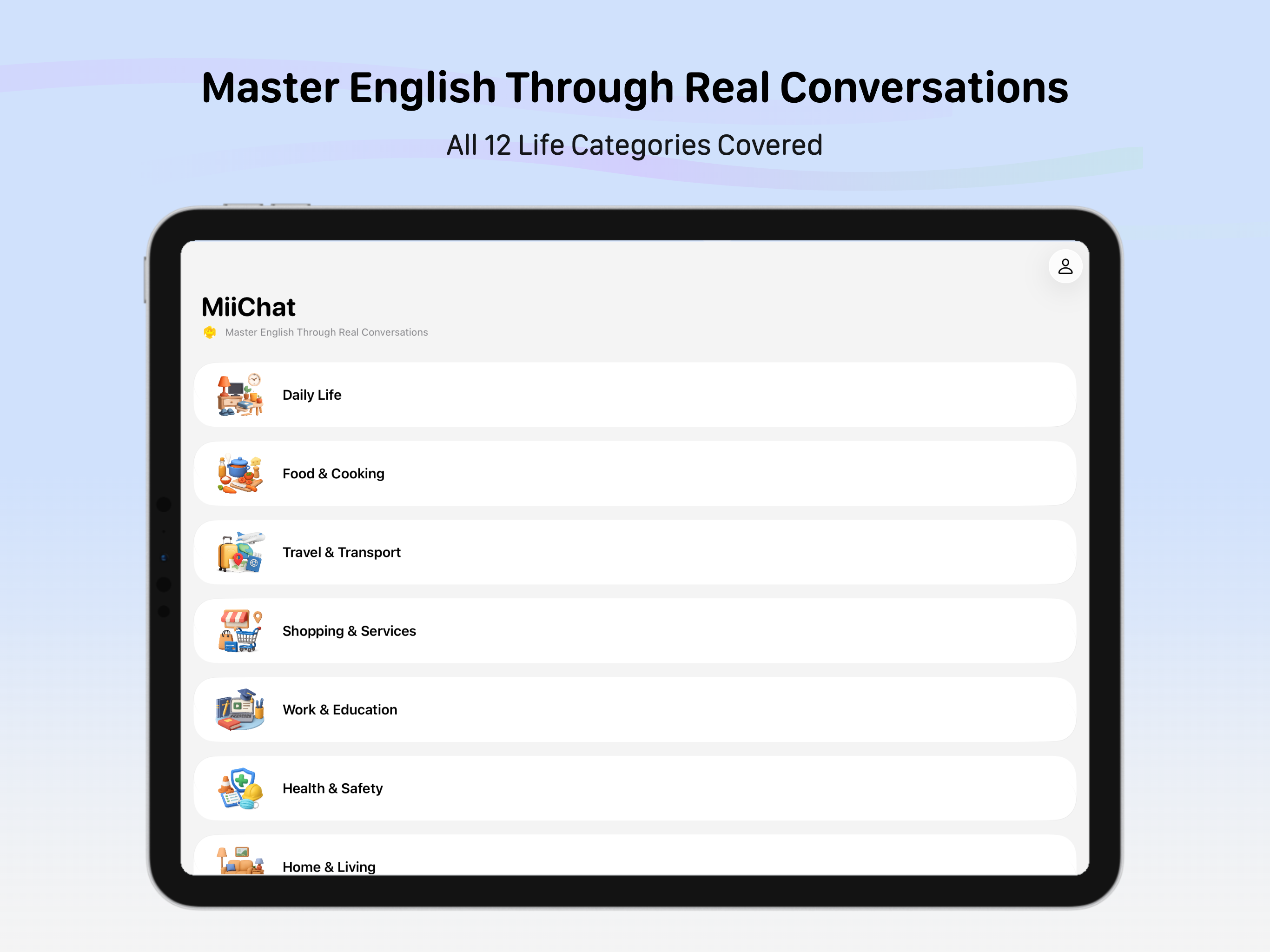 MiiChat Learn English Speaking