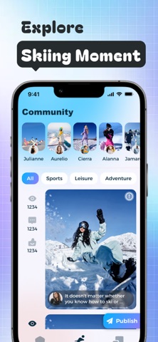 Viko - Share Chat & Skiing Screenshot 2 of 3