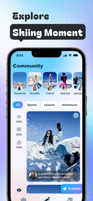 Viko - Share Chat & Skiing Screenshot 2 of 3