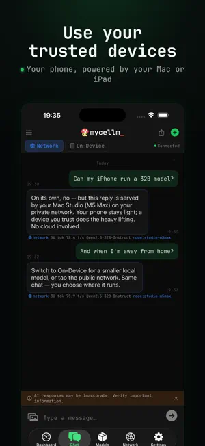 mycellm — Run LLMs screenshot 2