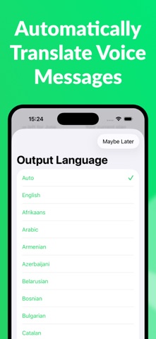 Transcriber for WhatsApp: WAVO Screenshot 5 of 5