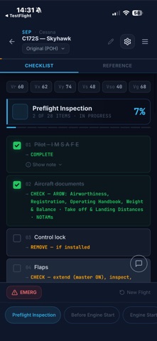 FlightCheck: Pilot Checklist Screenshot 8 of 8