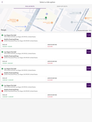 myRideRTC Para iPad screenshot