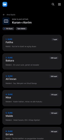 VahiyOrg iPhone screenshot
