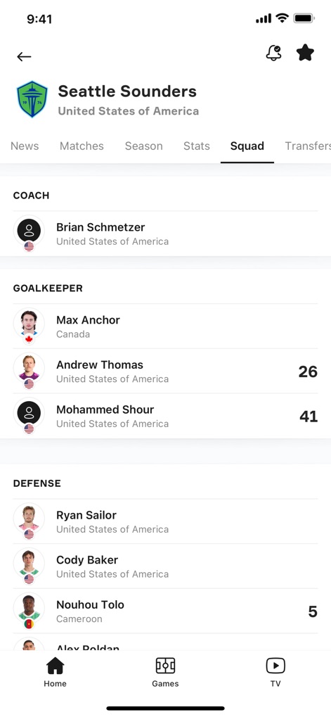 OneFootball: All Soccer Scores - Squad Roster Deep Dive