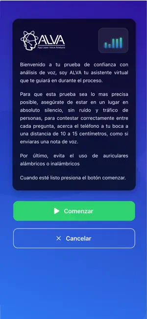 ALVA 2026 PRUEBA DE CONFIANZA screenshot 2