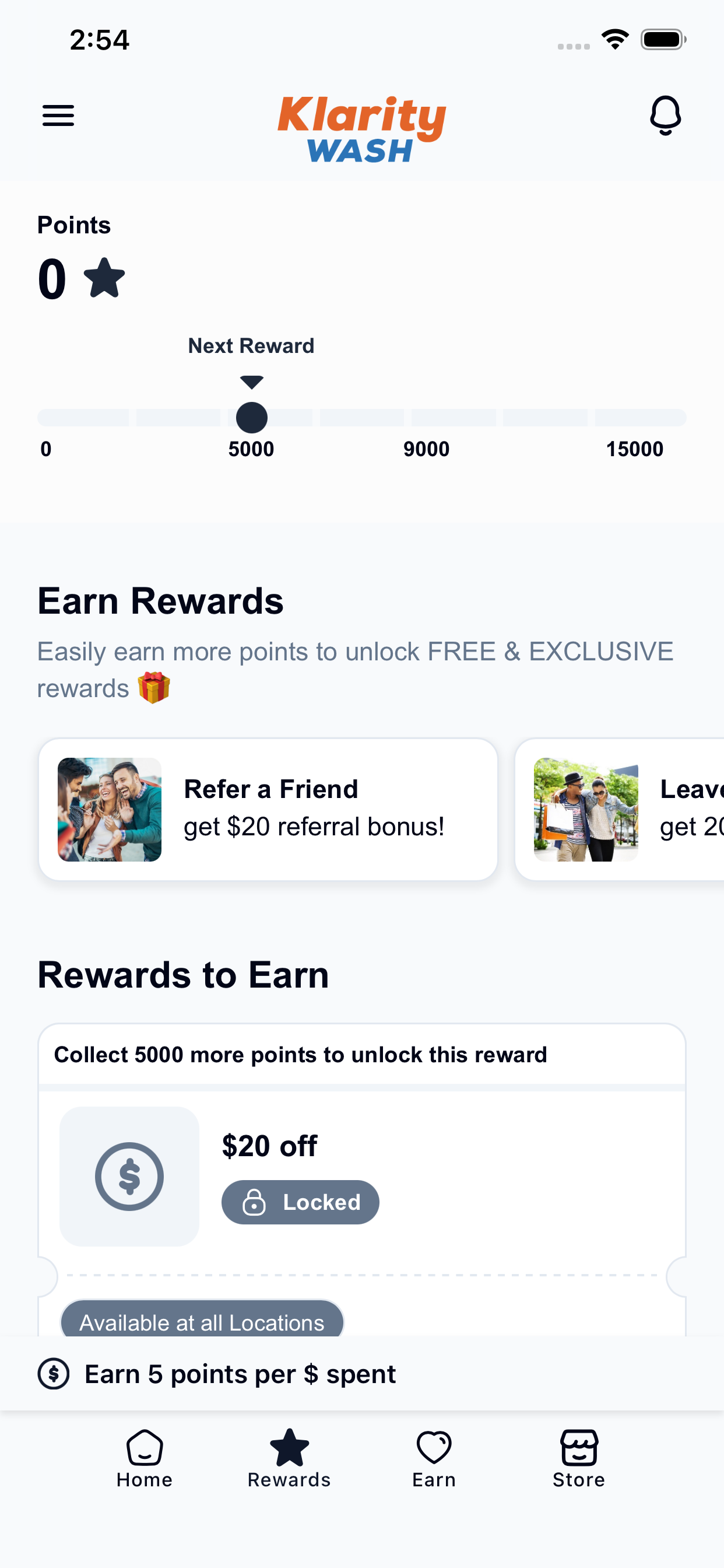 Klarity Wash Rewards screenshot 2