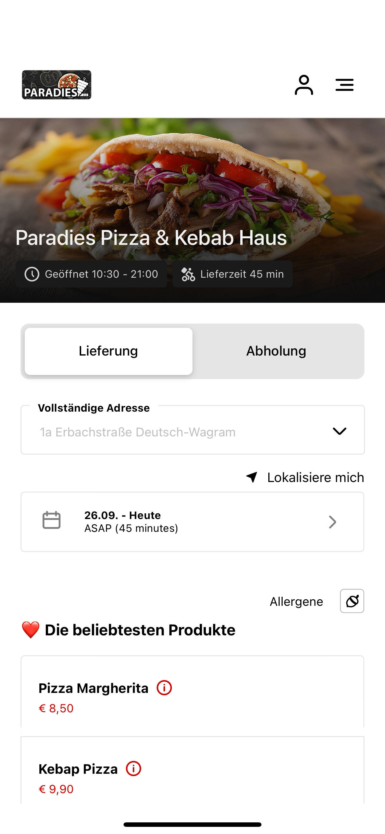 Paradies Pizza & Kebab Haus
