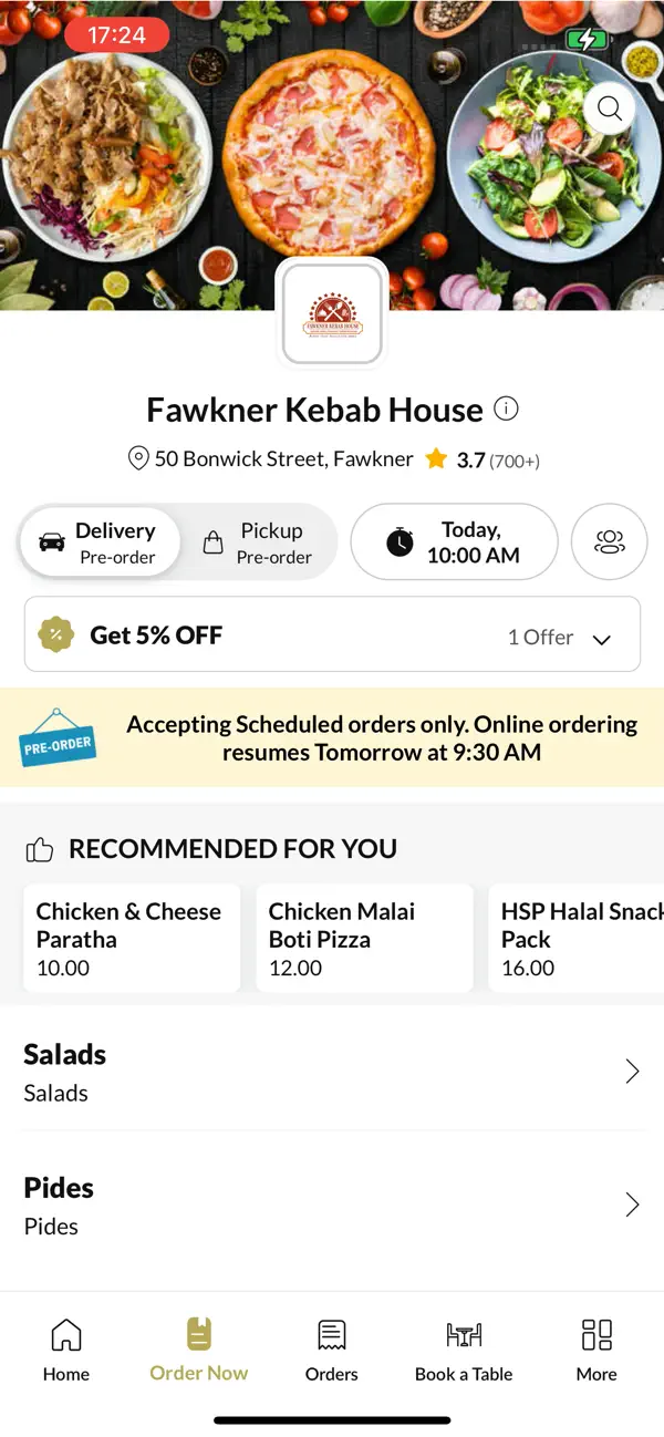 Screenshot #2 pour Fawkner Kebab House