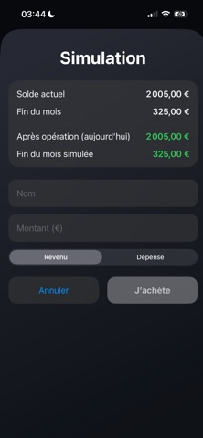 MesBudgets screenshot