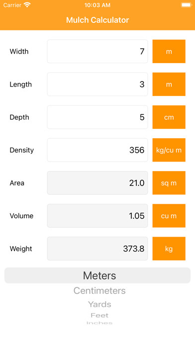 Screenshot #2 pour Mulch Calculator