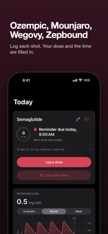 GLP-1 Tracker - Dial Screenshot 1 of 8