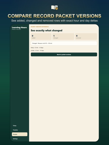 Homeschool Hours & Attendance iPad screenshot