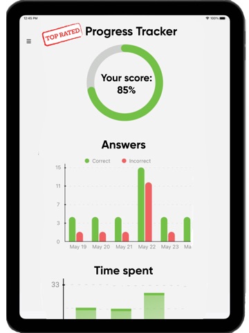 NY Permit Practice Test 2026 iPad screenshot