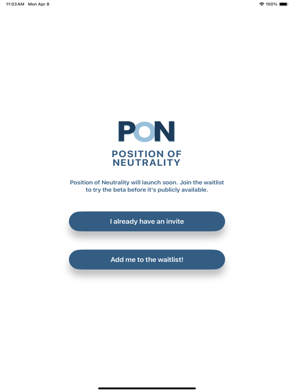 P.O.N. iPad screenshot 1 - Social Networking app