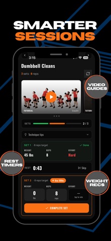 VOL Fitness iPhone screenshot