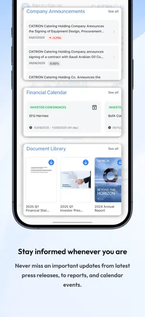 CATRION Investor Relations screenshot 4