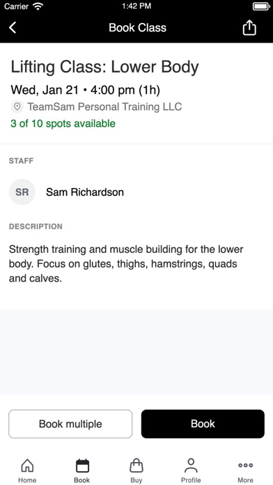 TS Personal Training Studio Screenshot 3 of 3