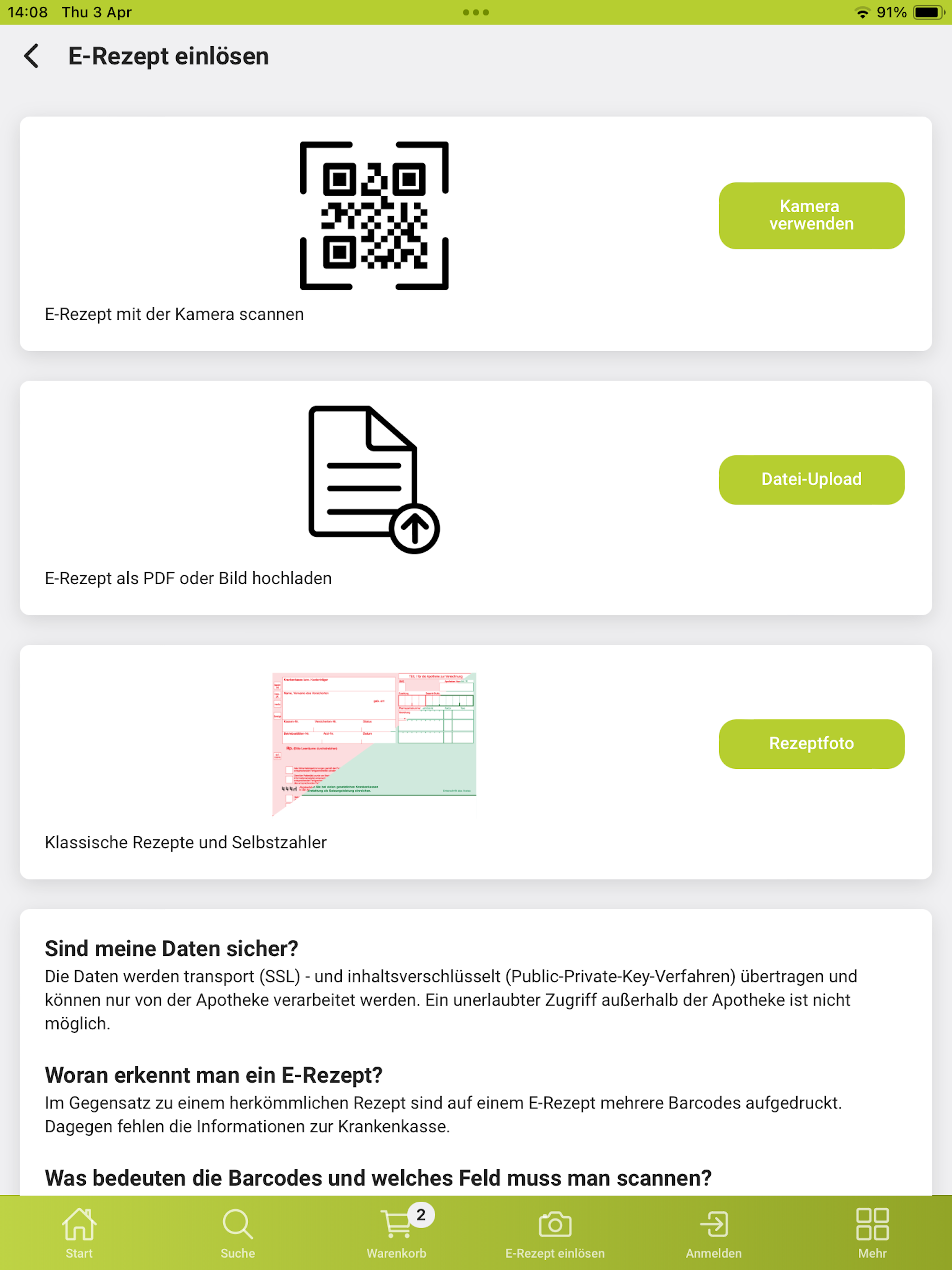 AApo-shop Apotheke & E-Rezept screenshot 13