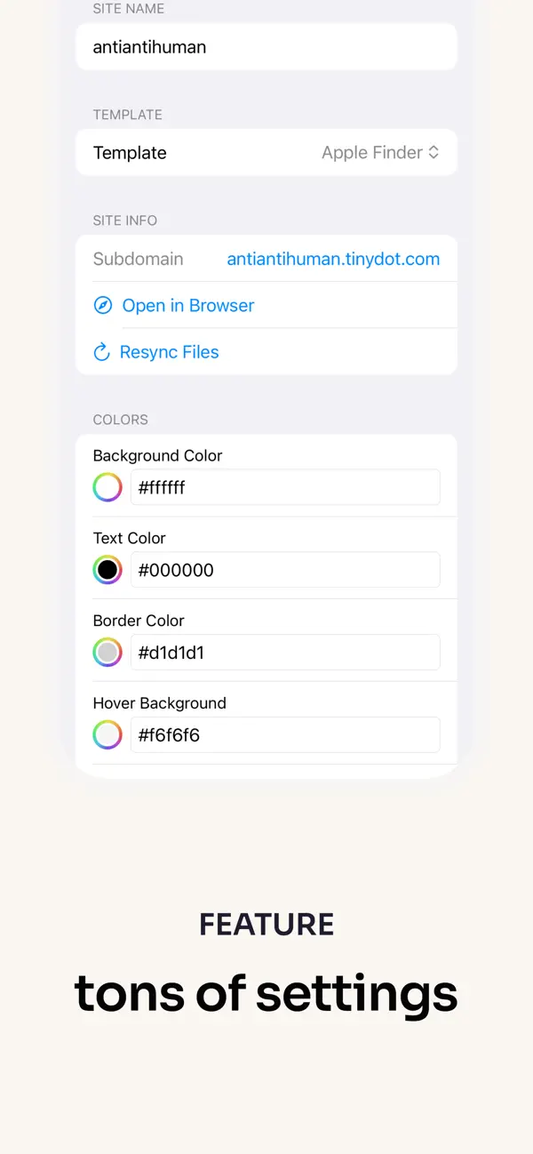 #6. tinydot websites (iOS) Ved: System Operator LLC