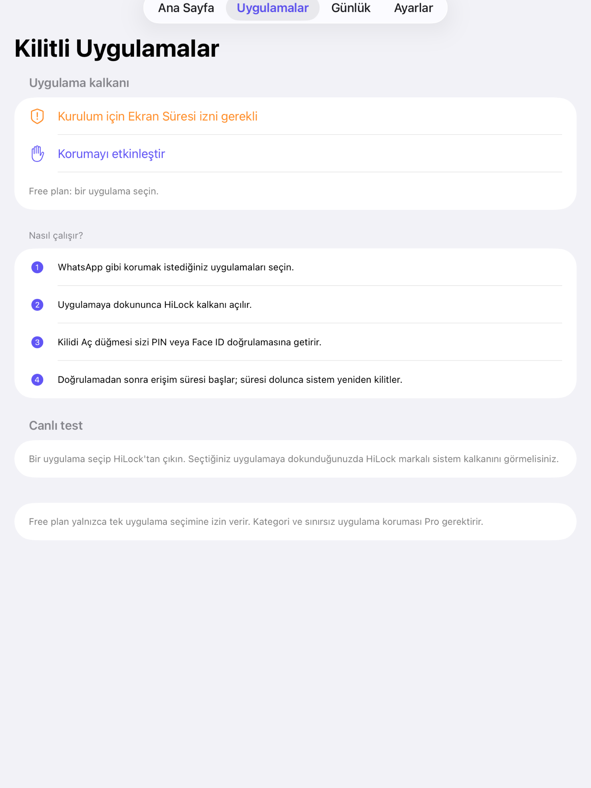 HiLock screenshot 4