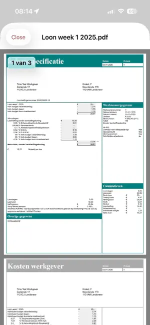 Mijn LoonDossier 2 iPhone screenshot 6