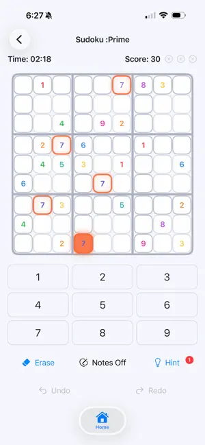 Sudoku :Prime screenshot 1