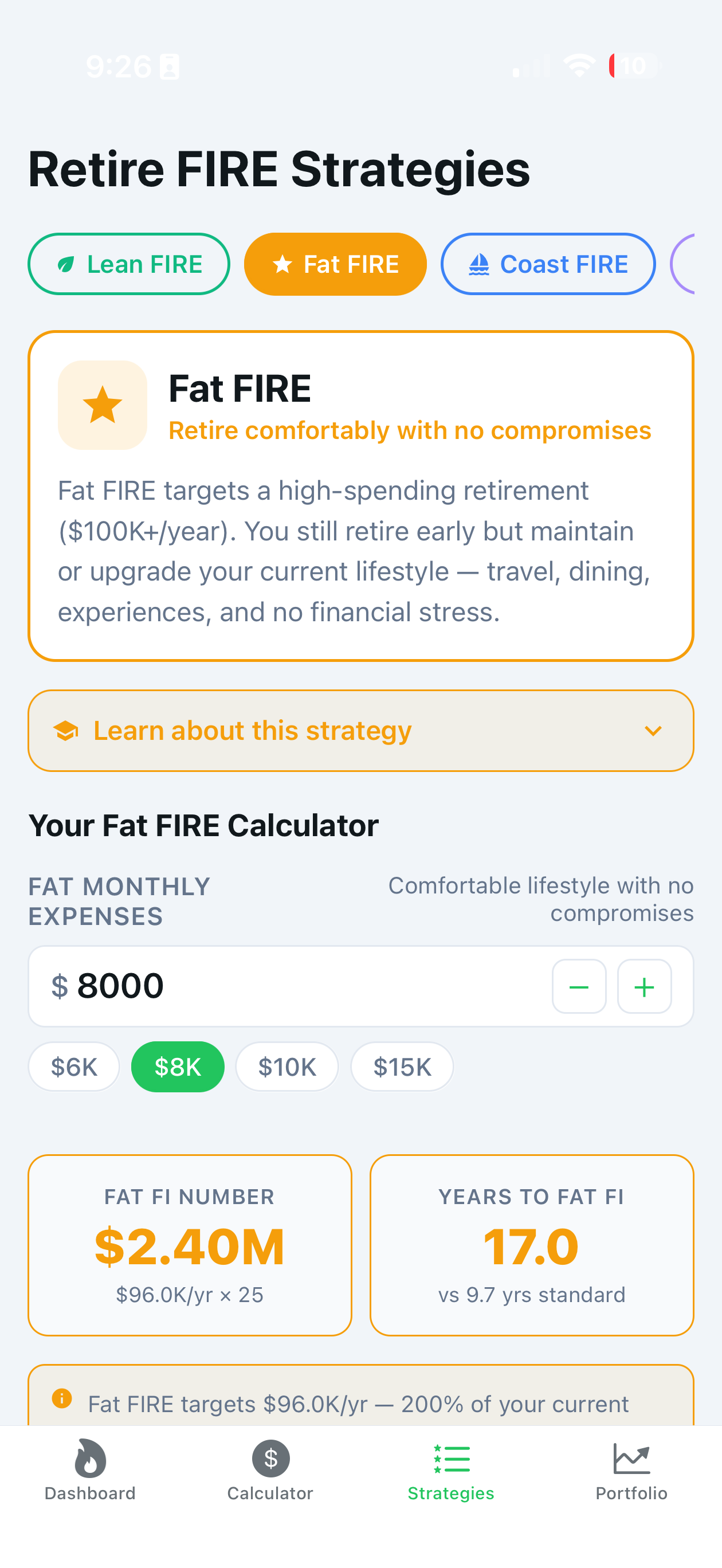 Retire with FIRE screenshot 3